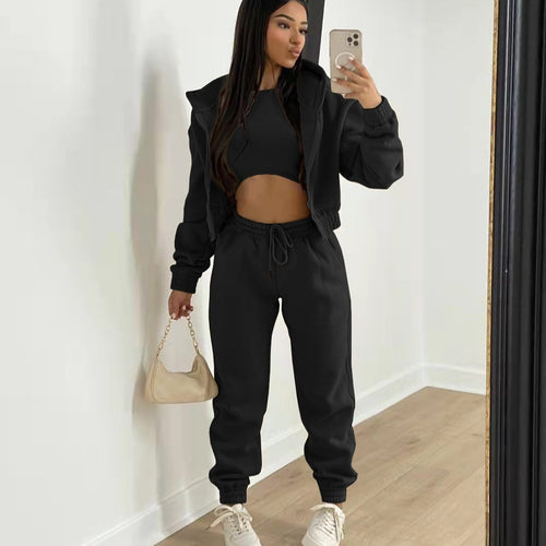 Luns Plush Hooded Set